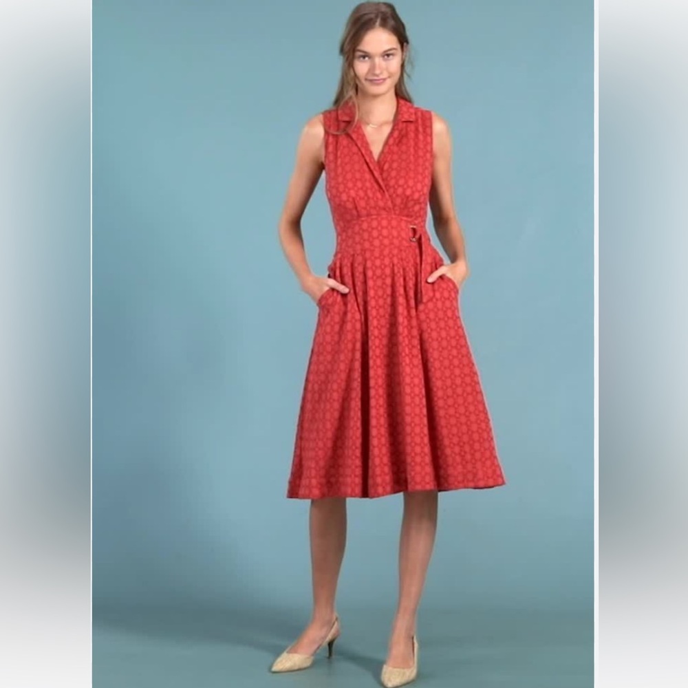 Anthropologie Elm Collared Dress